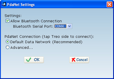 pda net desktop client